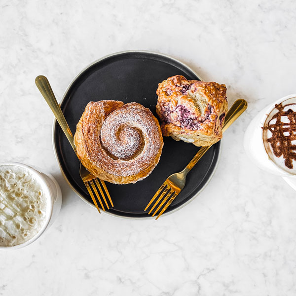 fancy breakfast pastry
